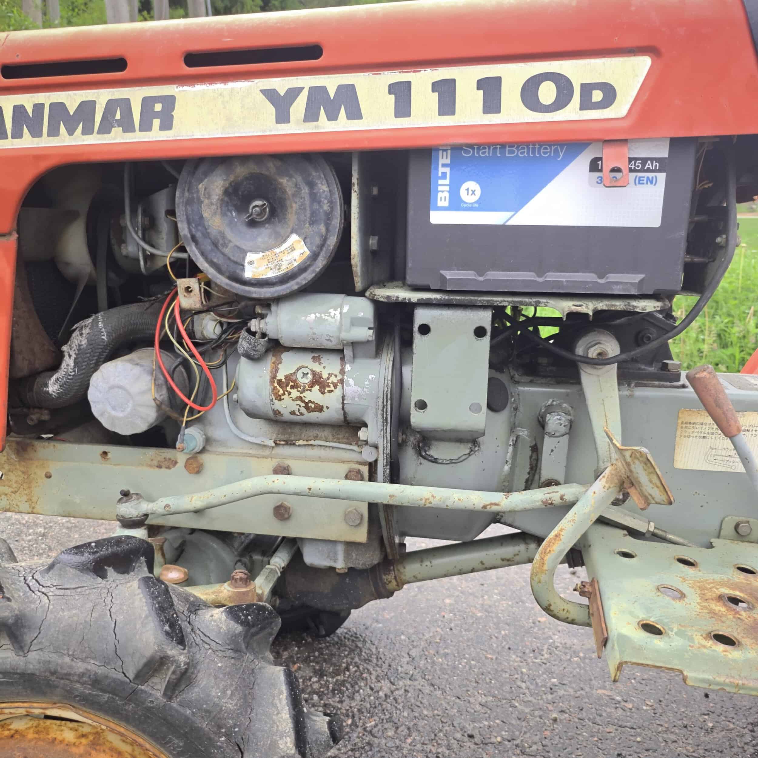 YANMAR YM1110D 4WD 11 hp Minitraktori - Image 9