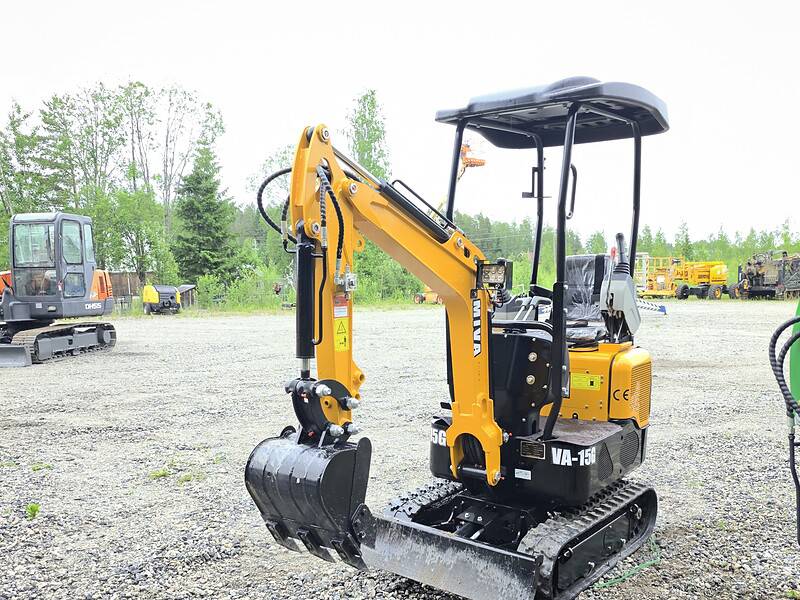 Miva VC15G Kumitelainen minikaivuri