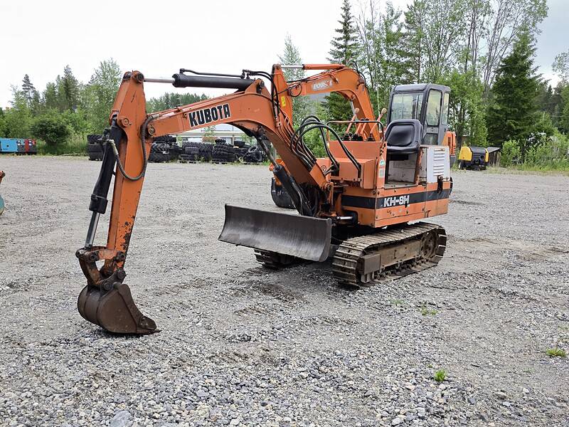 Kubota KH8 Rautatelainen minikaivuri