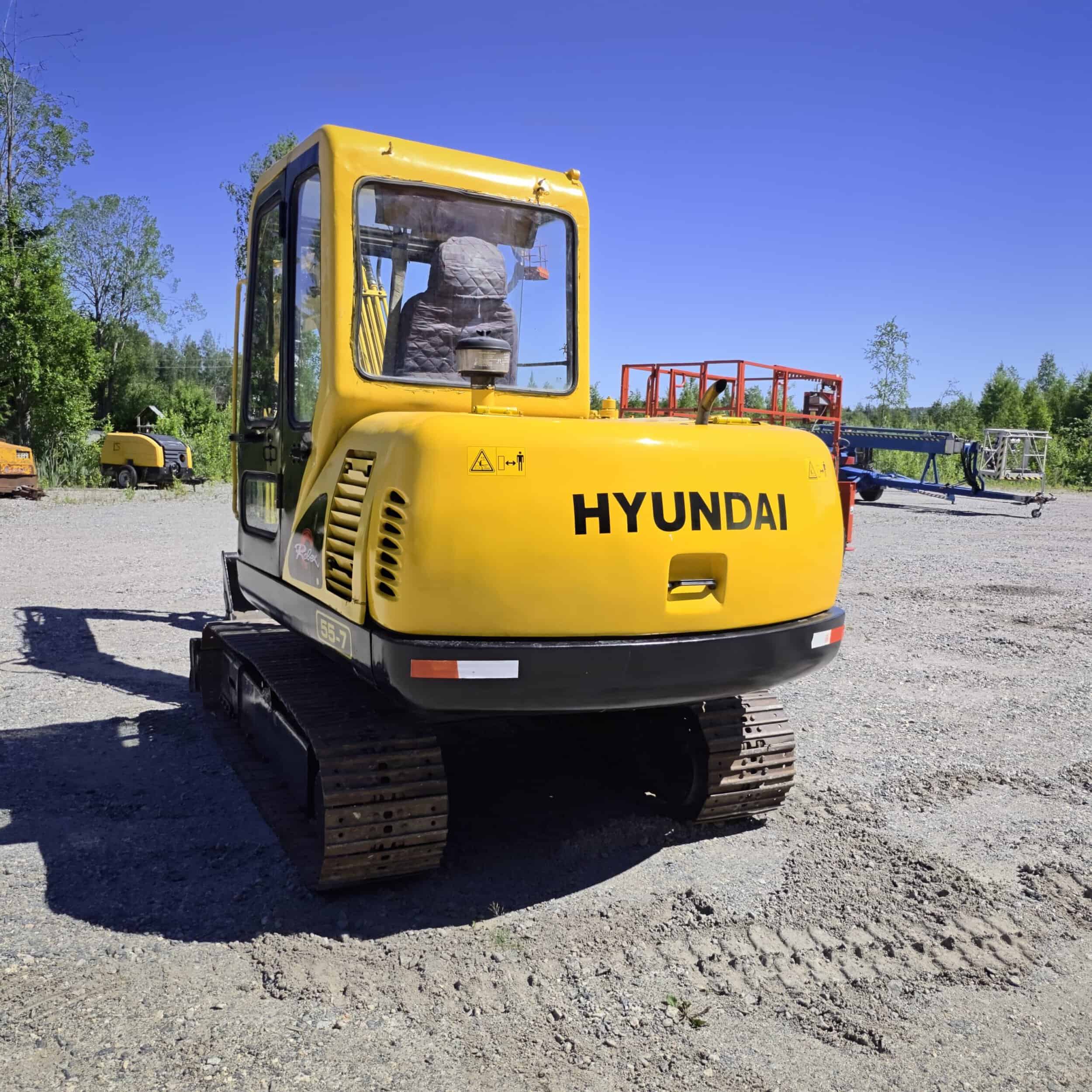 Hyundai R55-7 Rautatelainen minikaivuri - Image 5