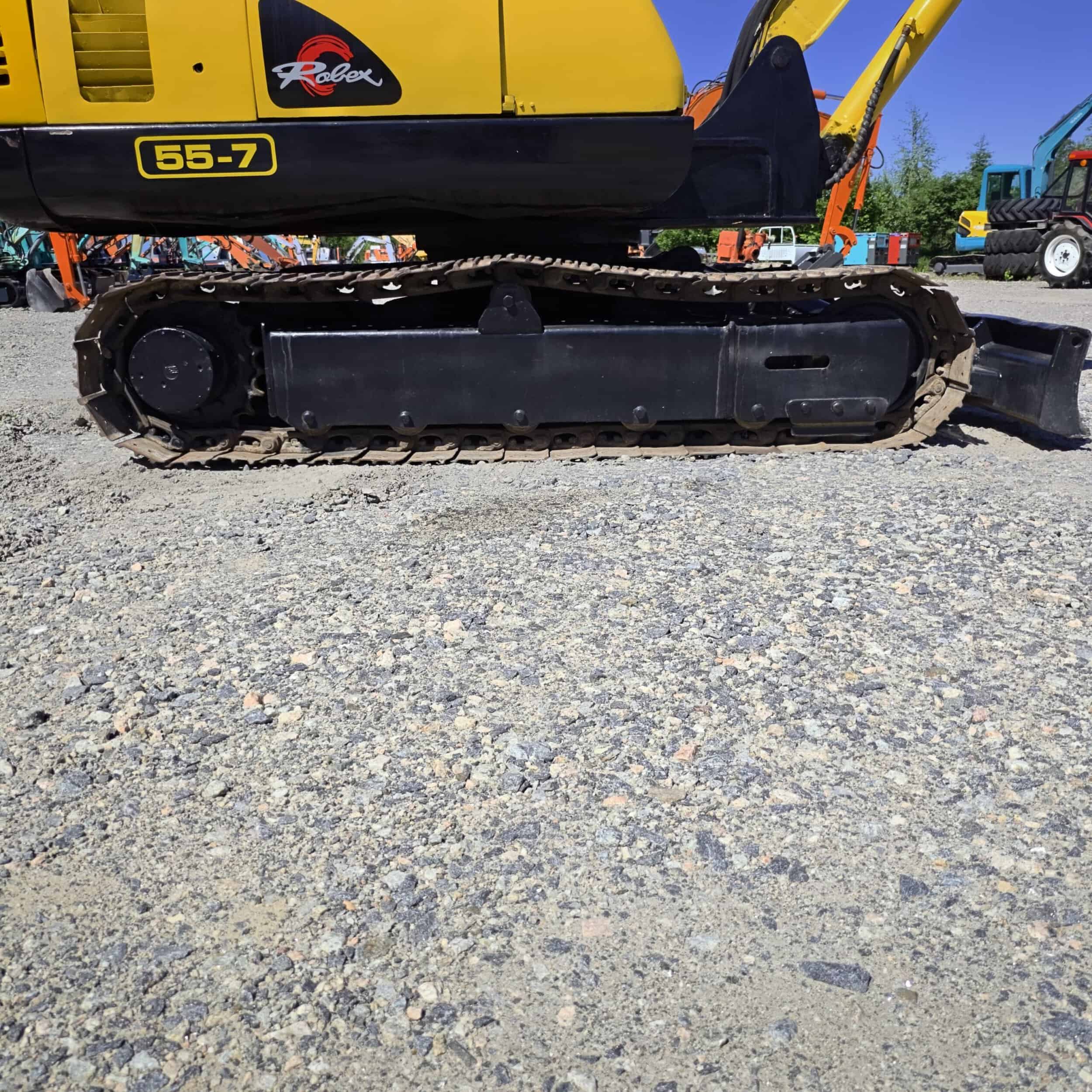 Hyundai R55-7 Rautatelainen minikaivuri - Image 14