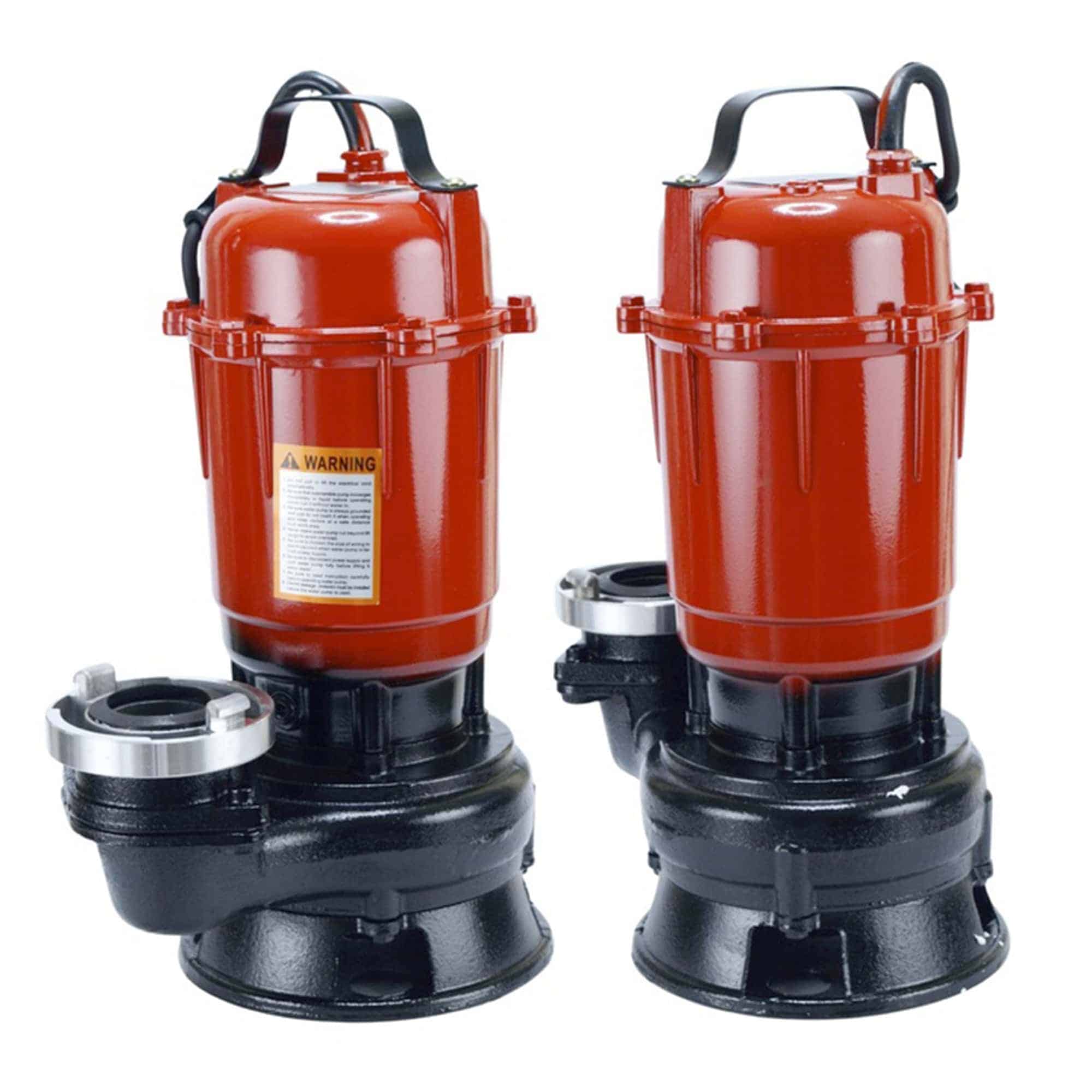 Uppopumppu silppurilla likavedelle 2600 W, Black