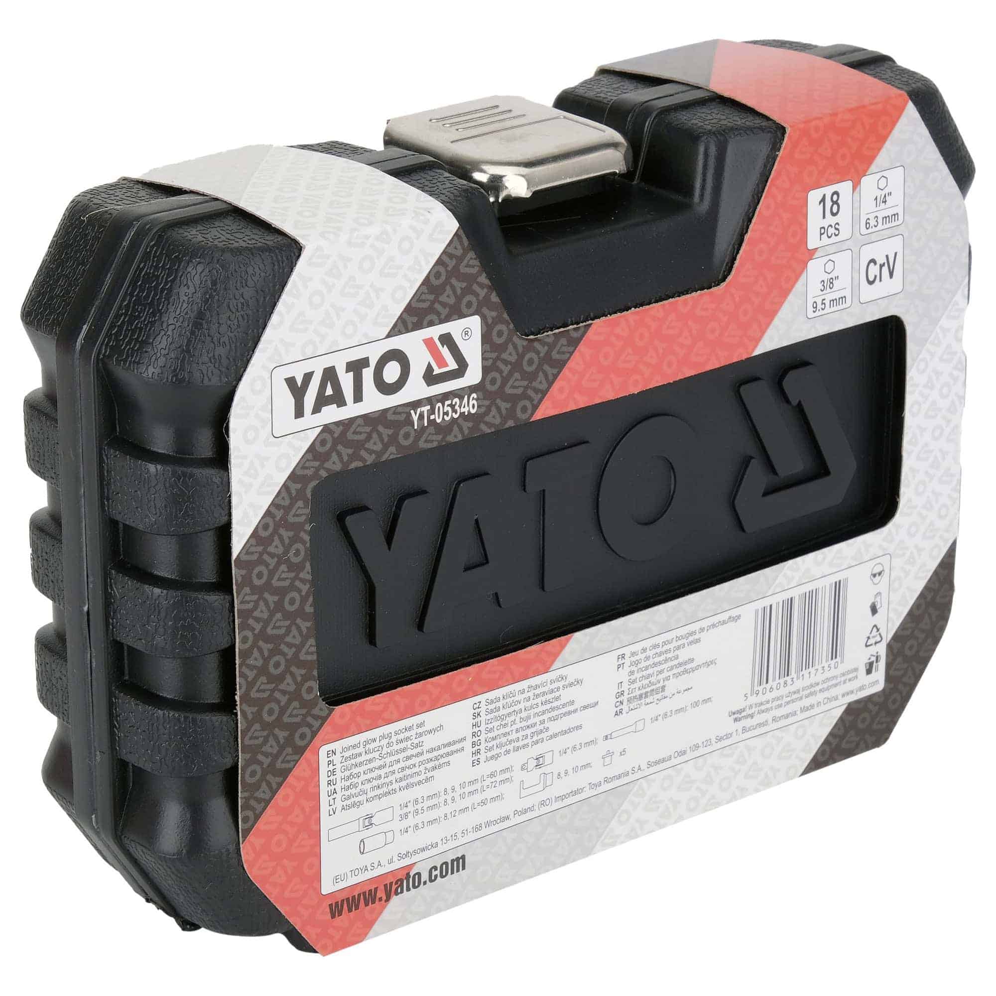 Hehkutulppahylsysarja 18-osainen, Yato - Image 3