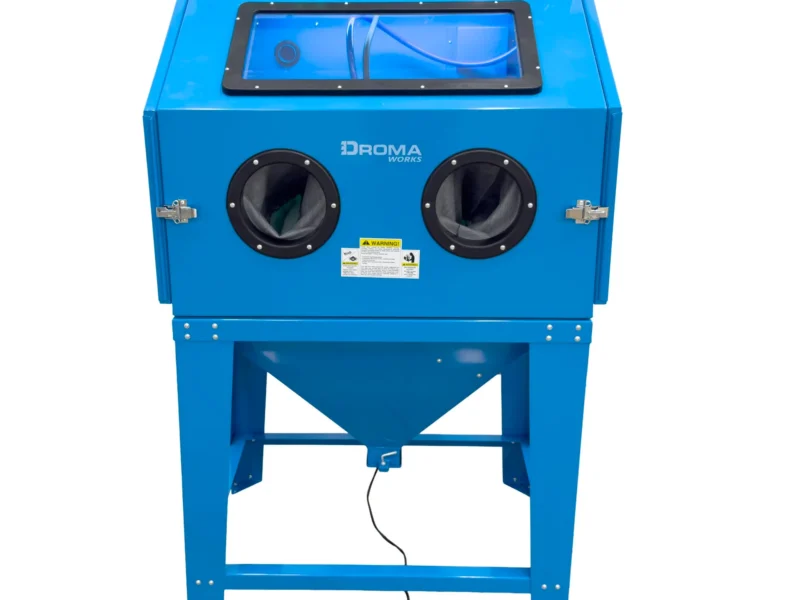 Hiekkapuhalluskaappi imurilla 350 litraa, Droma Works