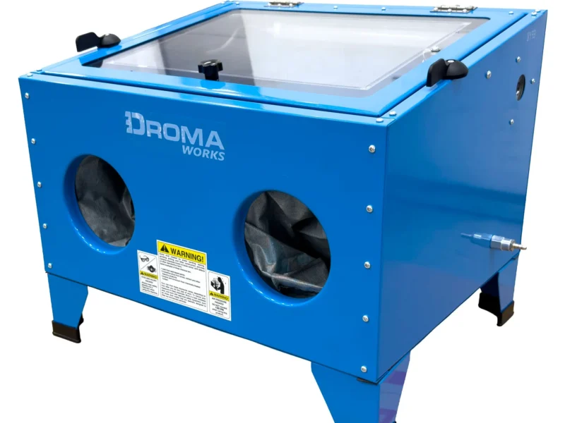 Hiekkapuhalluskaappi 90 litraa, Droma Works