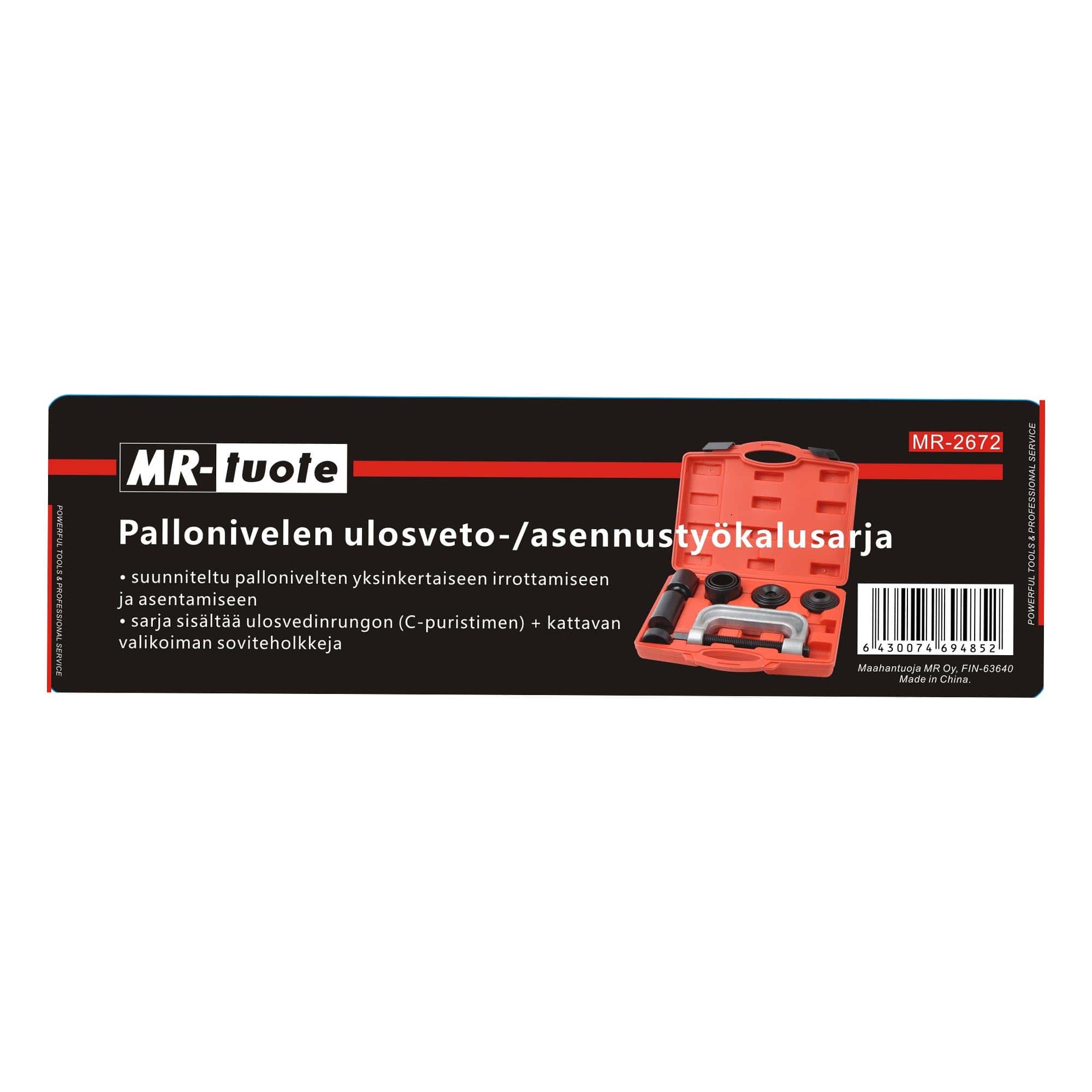 Pallonivelen ulosvedin- / asennussarja