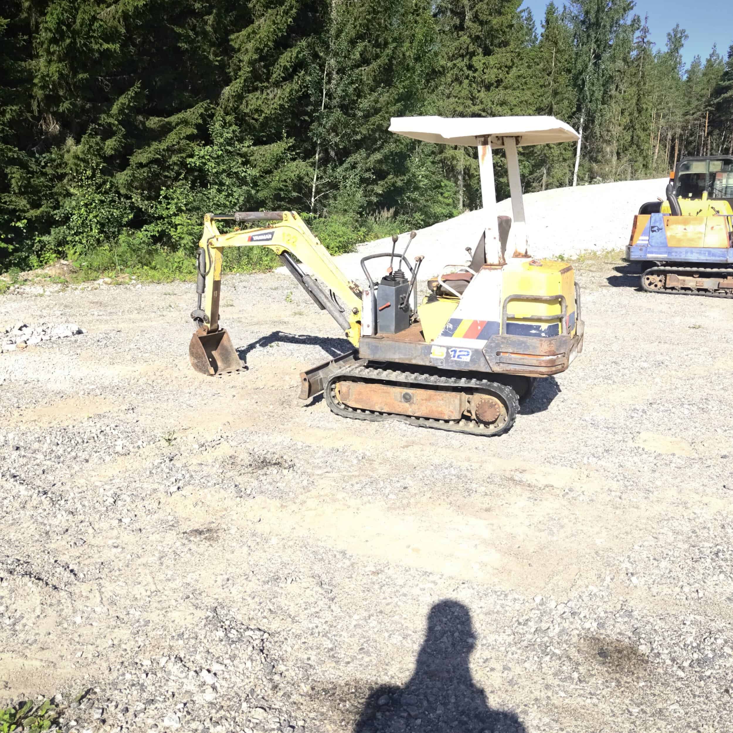 YANMAR B12 Kumitelainen minikaivuri - Image 5