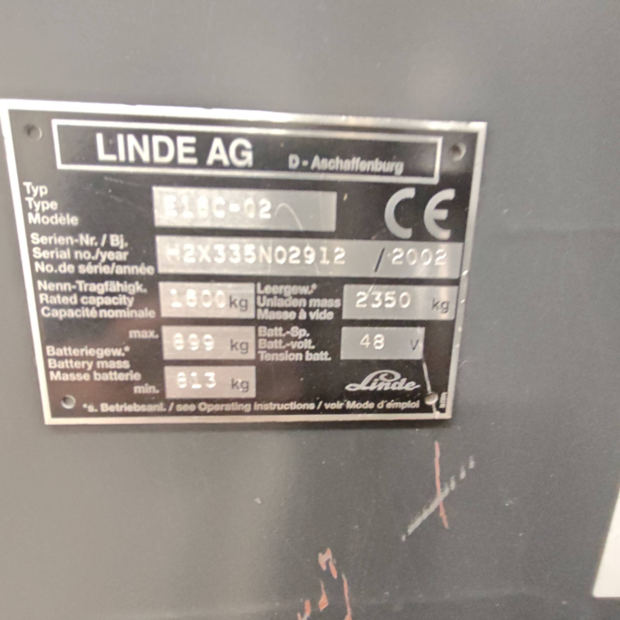 Linde E16C-02 Sähkötrukki 1,6t vm. 2002 - Image 17