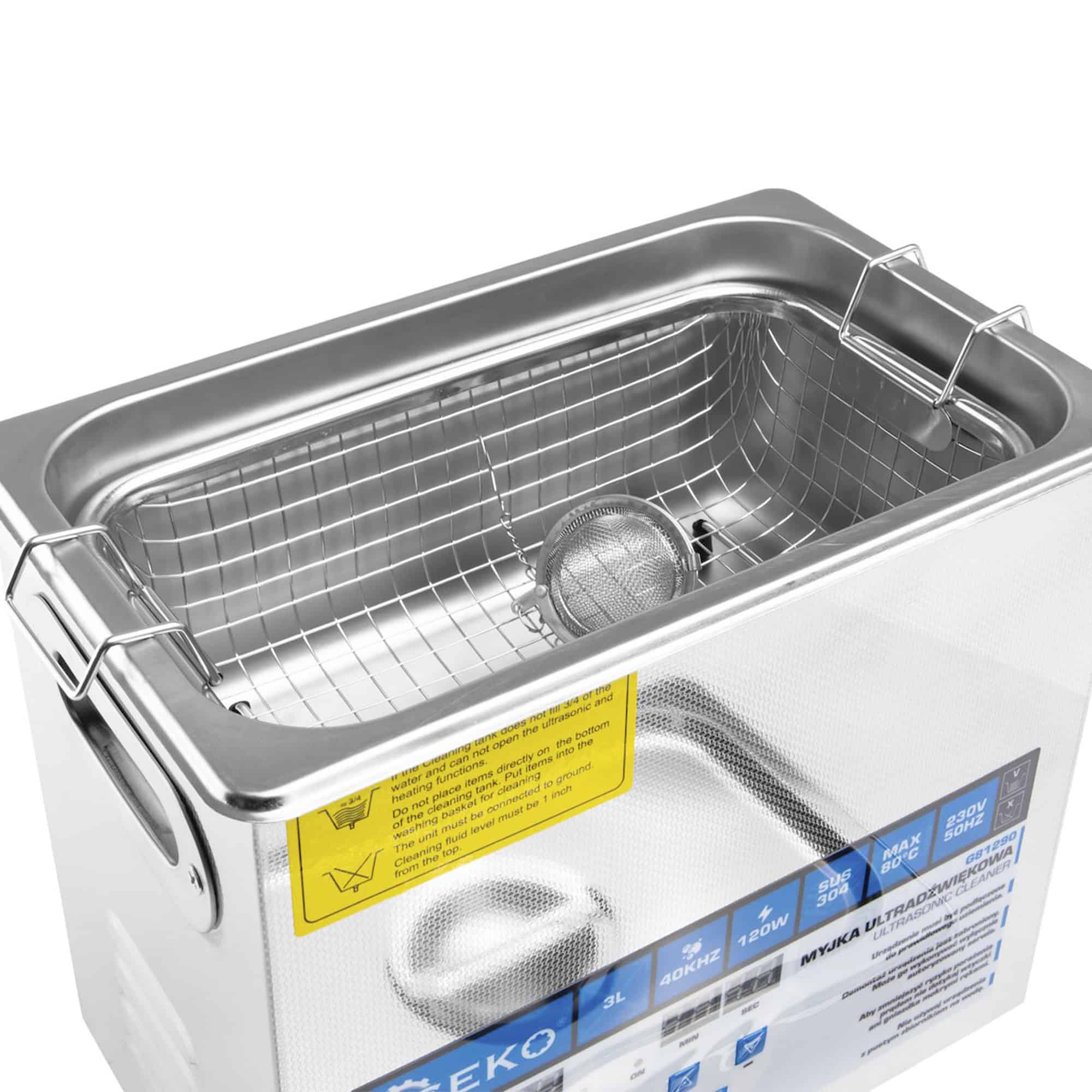 Ultraäänipesuri 120W 3 L, Geko - Image 4