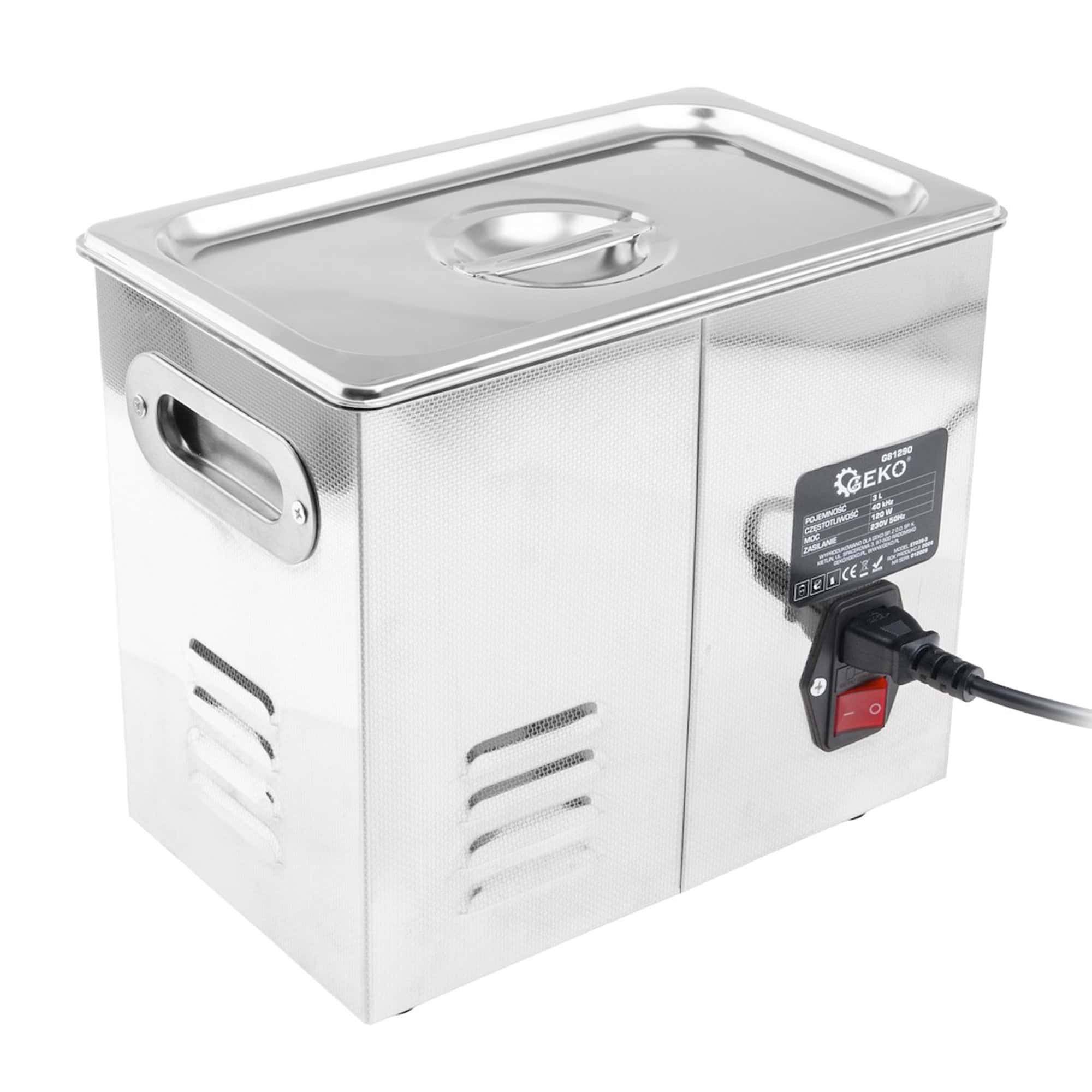 Ultraäänipesuri 120W 3 L, Geko - Image 3
