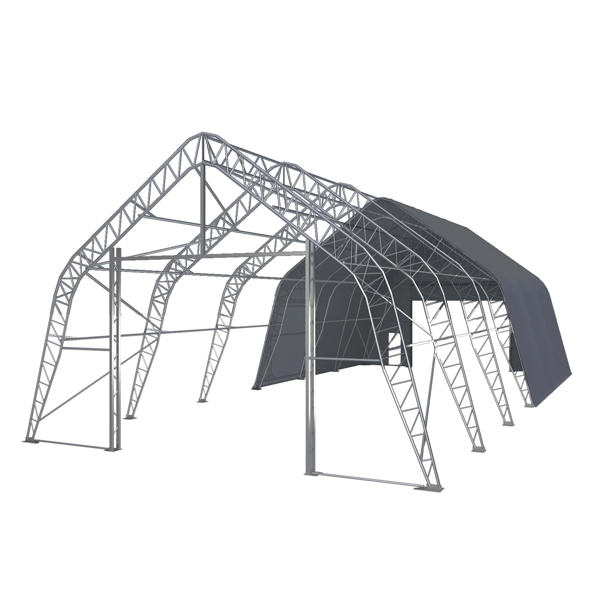 Pressuhalli 9,15 x 18,3 x 6,1 m 900g, Droma Works - Image 4