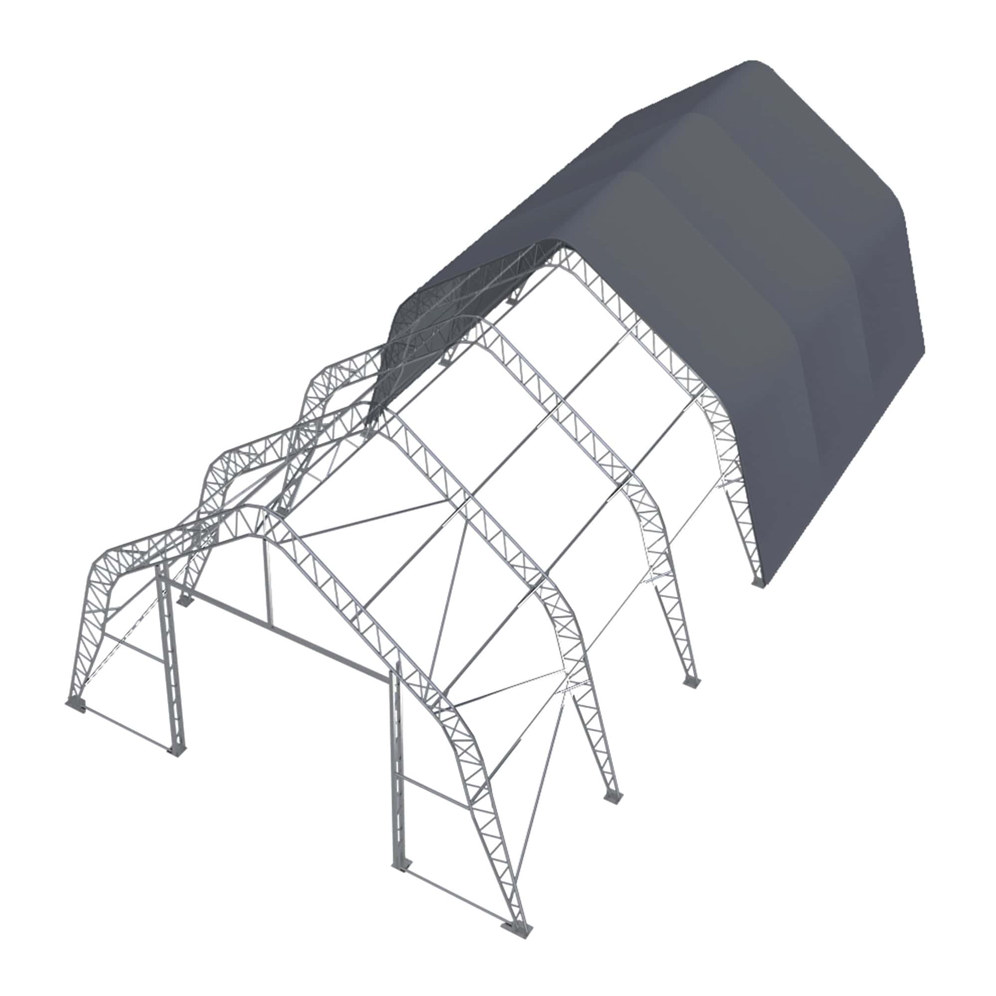 Pressuhalli 9,15 x 18,3 x 6,1 m 900g, Droma Works - Image 3