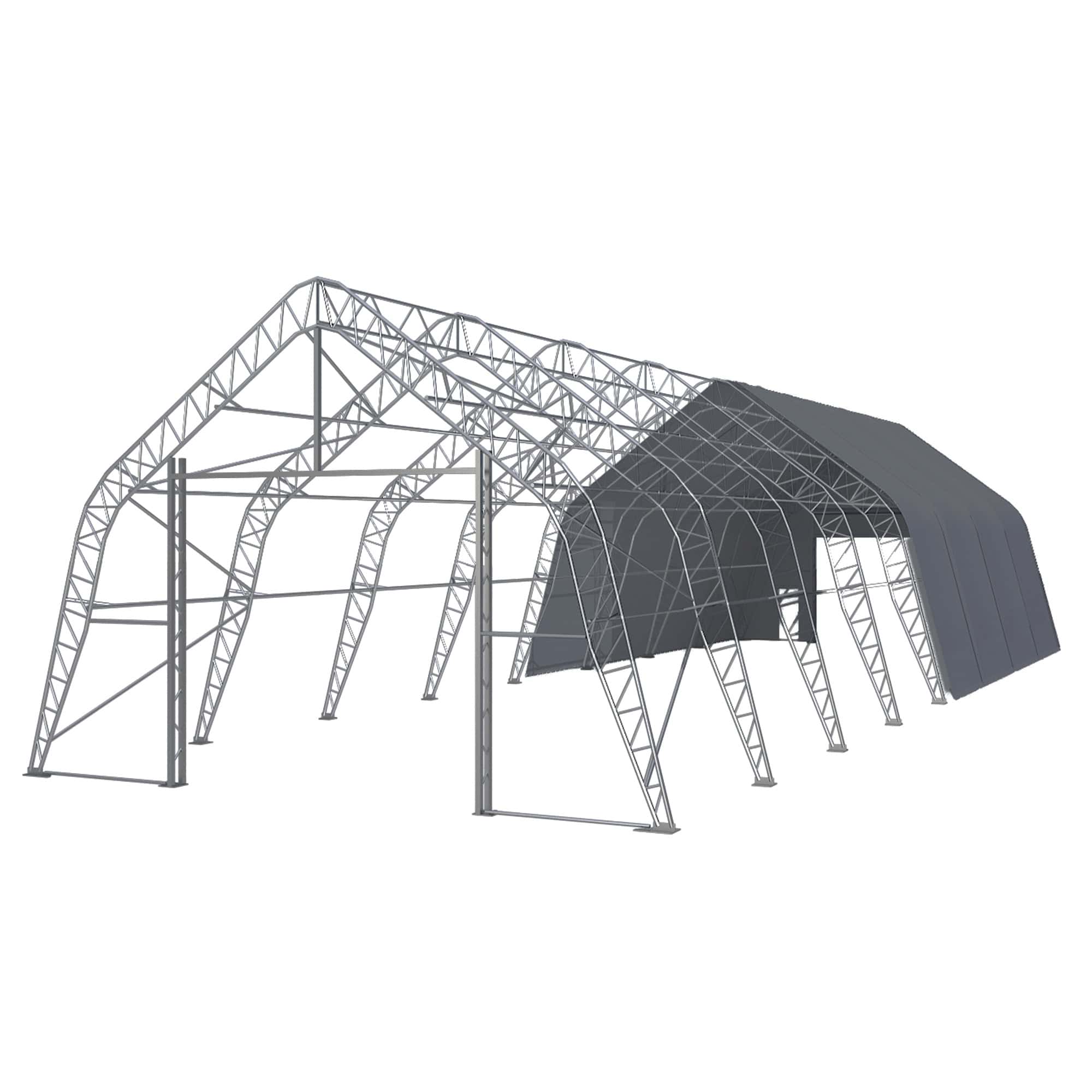 Pressuhalli 9,15 x 24,4 x 6,1 m 900g, Droma Works - Image 4