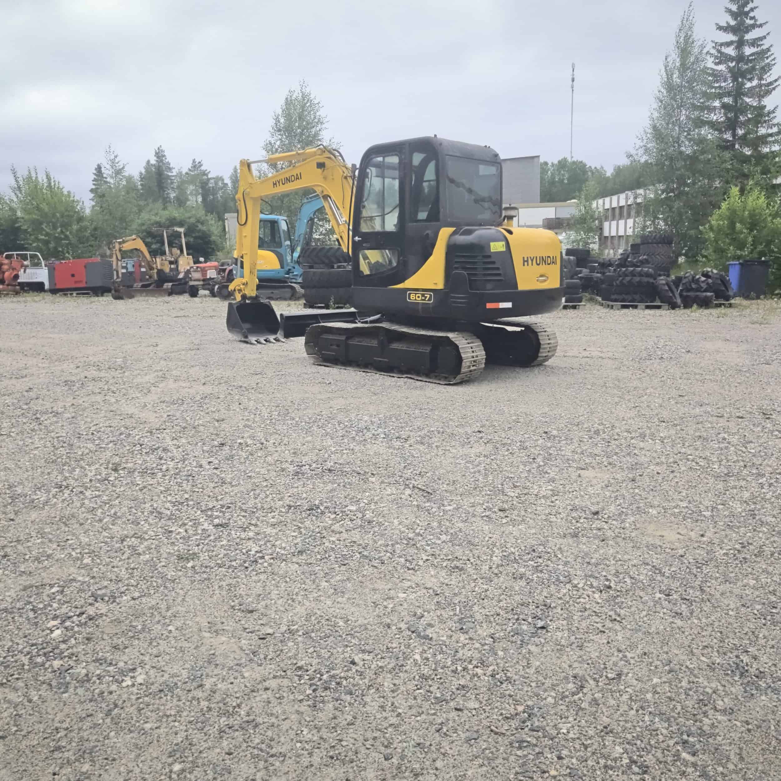 Hyundai R60-7 Rautatelainen minikaivuri - Image 6
