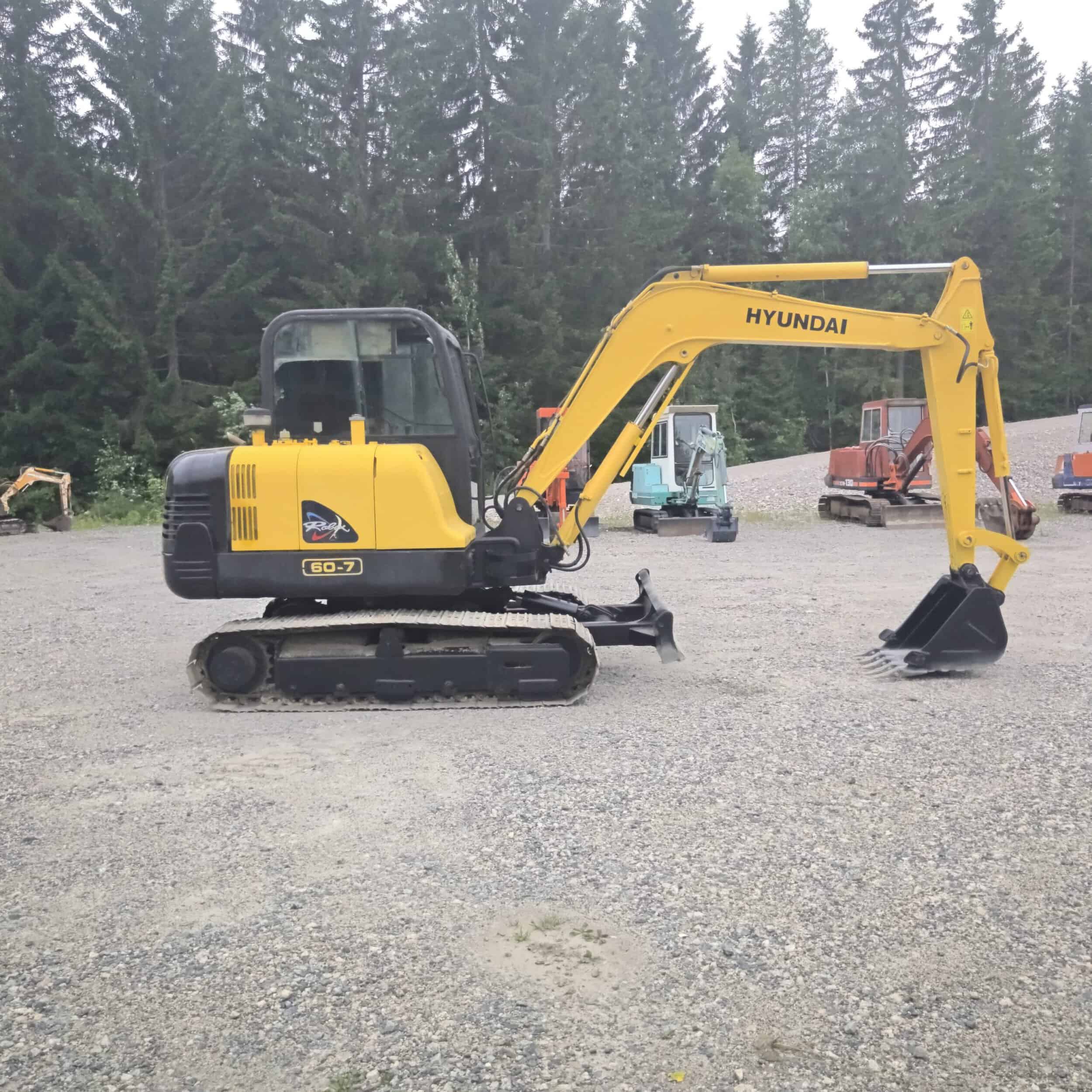 Hyundai R60-7 Rautatelainen minikaivuri - Image 5