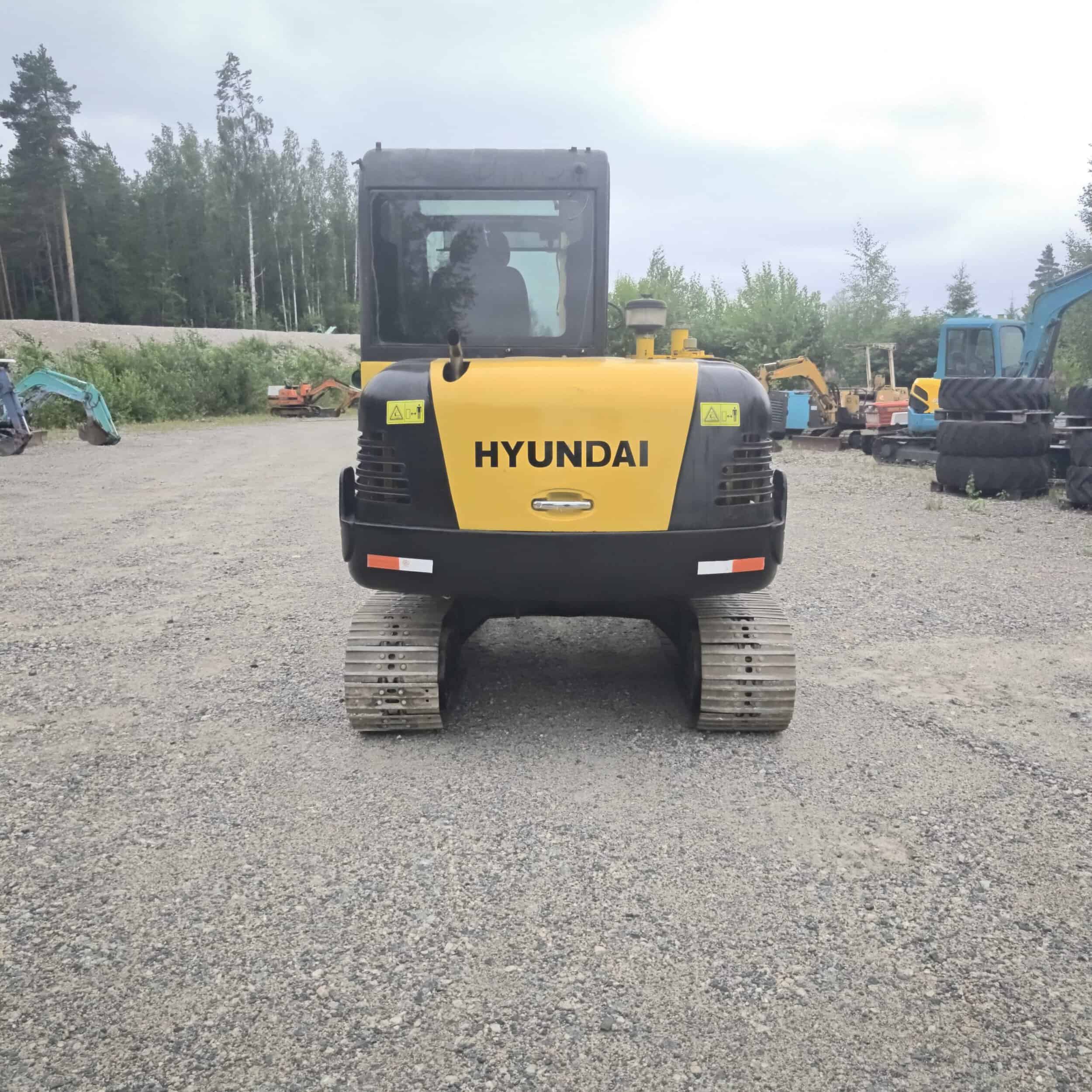 Hyundai R60-7 Rautatelainen minikaivuri - Image 9