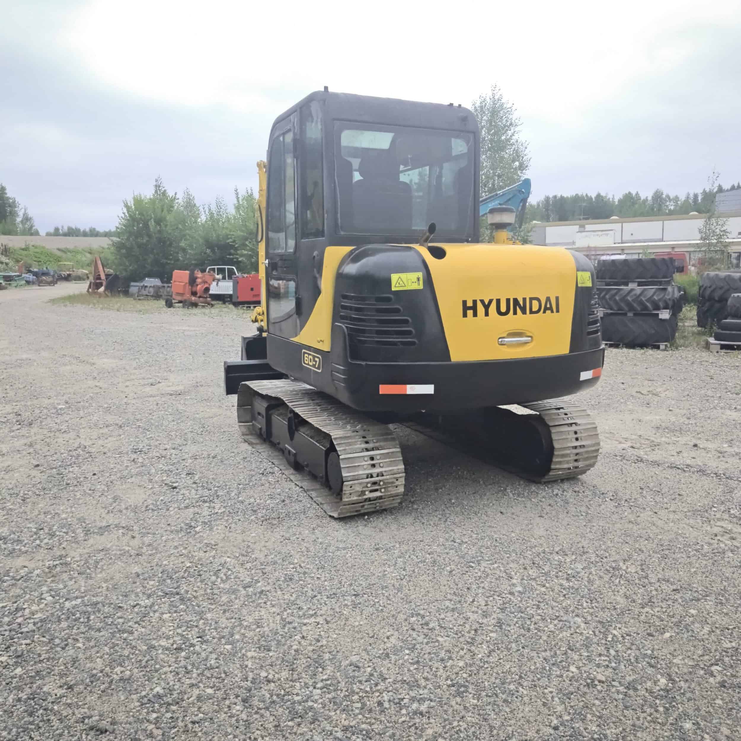Hyundai R60-7 Rautatelainen minikaivuri - Image 7