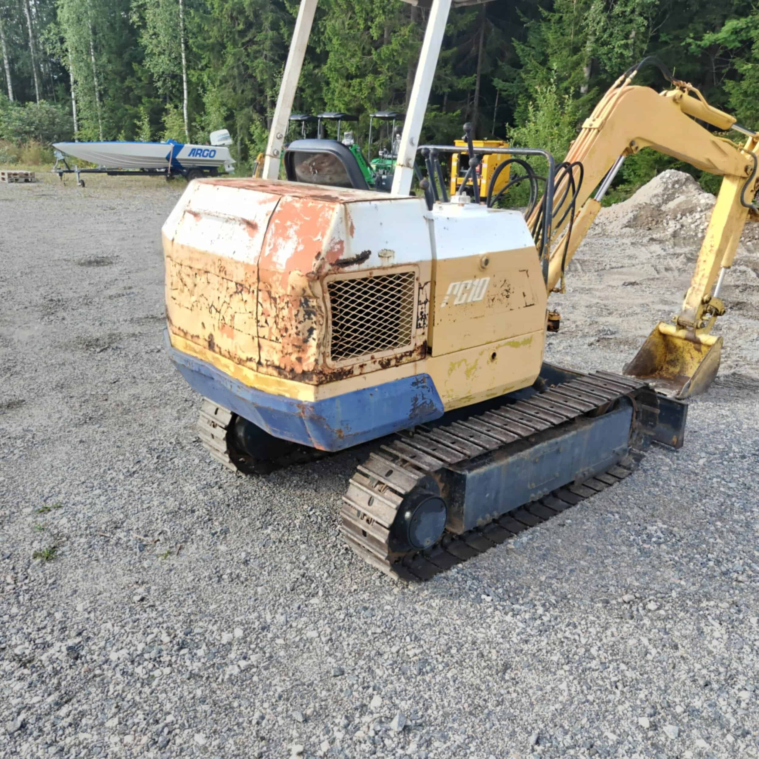 KOMATSU PC10-3 Rautatelainen minikaivuri - Image 5
