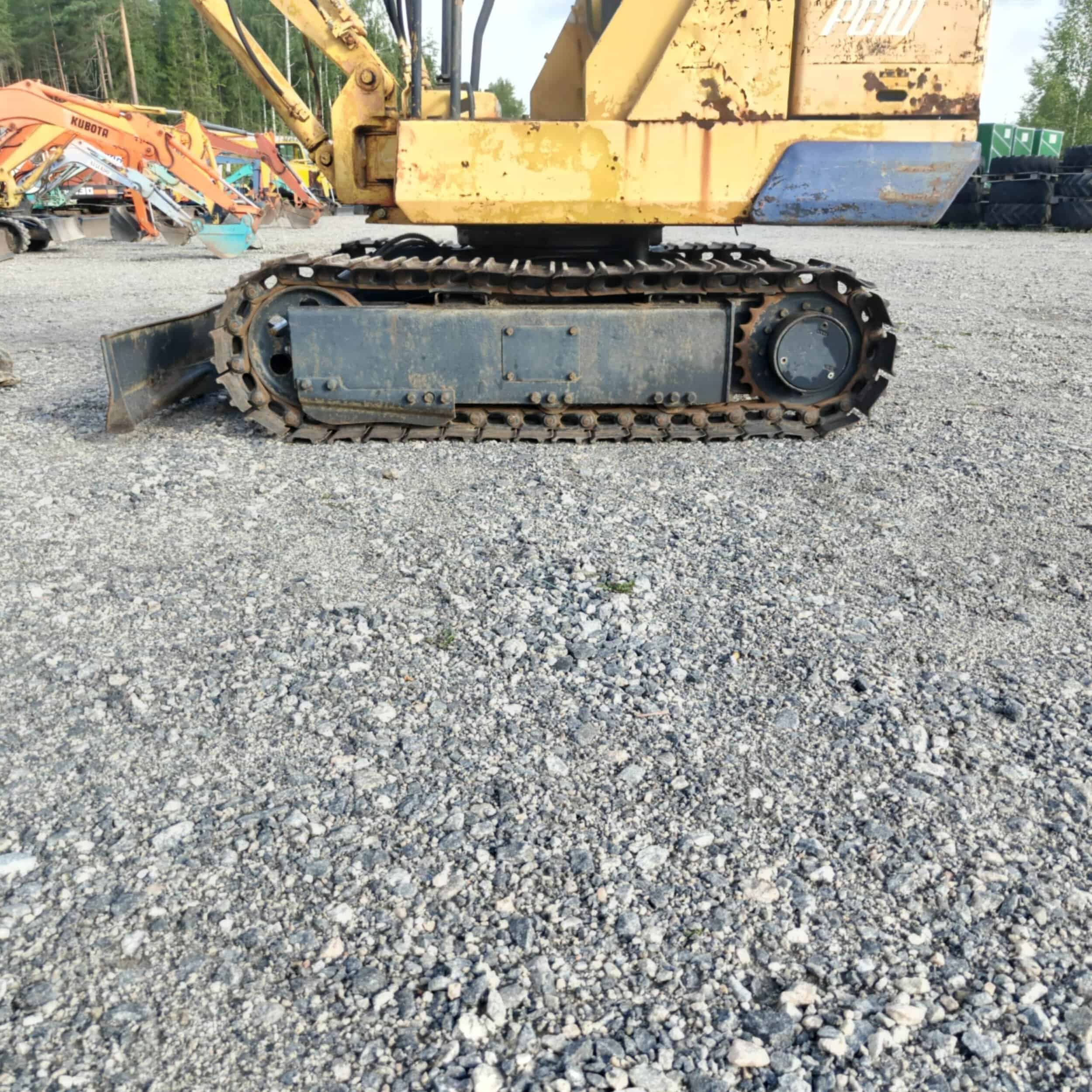 KOMATSU PC10-3 Rautatelainen minikaivuri - Image 7