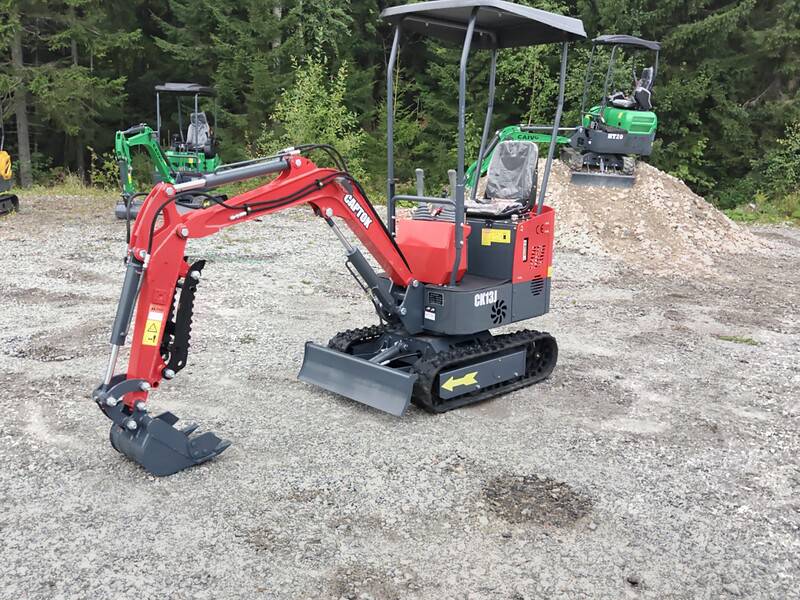 Captok CK13 Kumitelainen minikaivuri vm2026