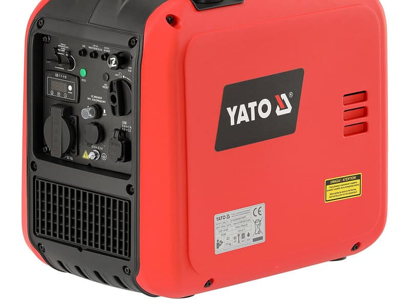 Invertterigeneraattori 2000 W 2,4 kW, Yato.
