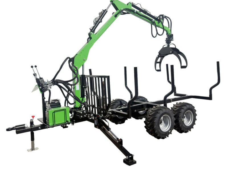 Tukkikärry / metsäperävaunu 4000 kg, Droma Wood