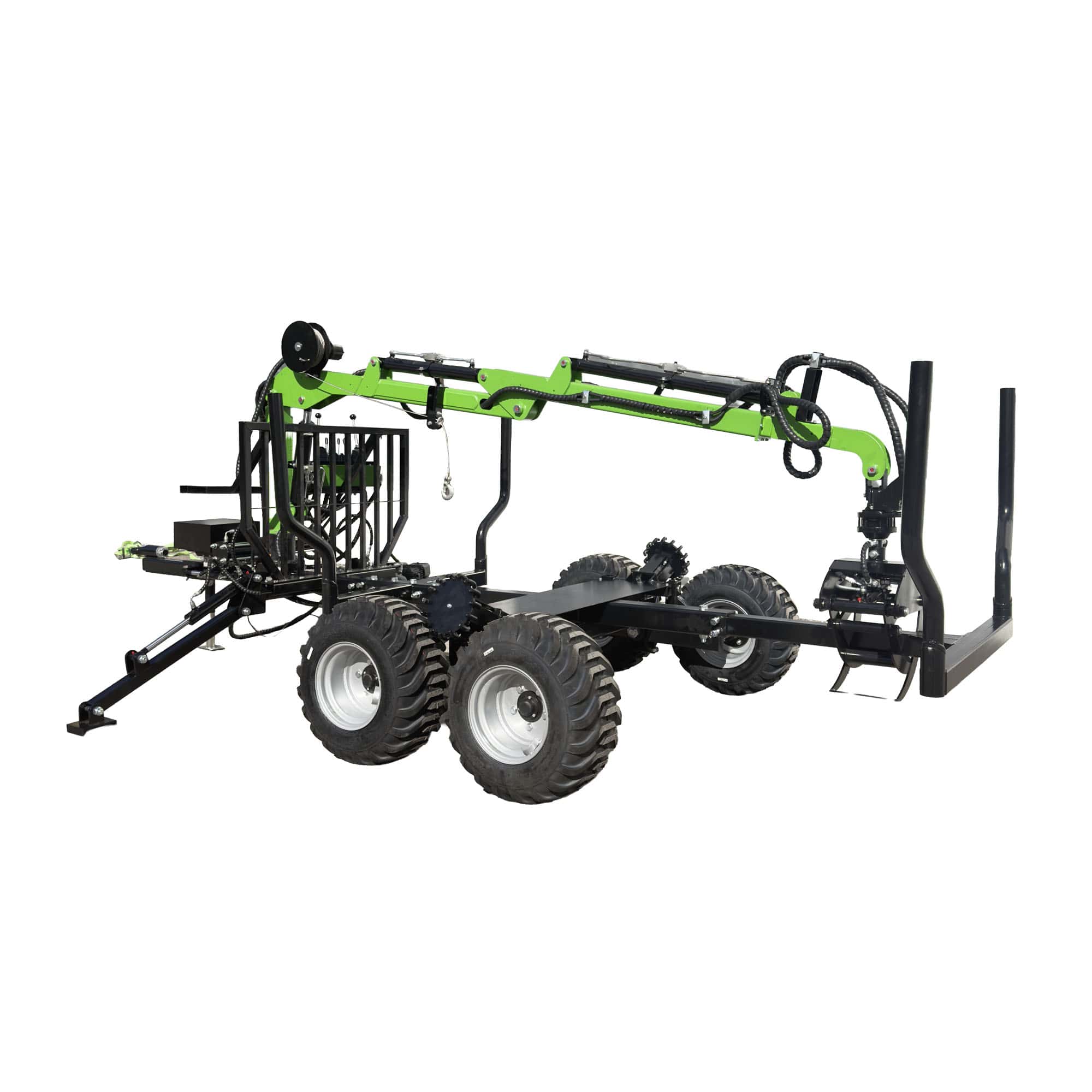 Tukkikärry / metsäperävaunu Pro 4000 kg, Droma Wood - Image 3