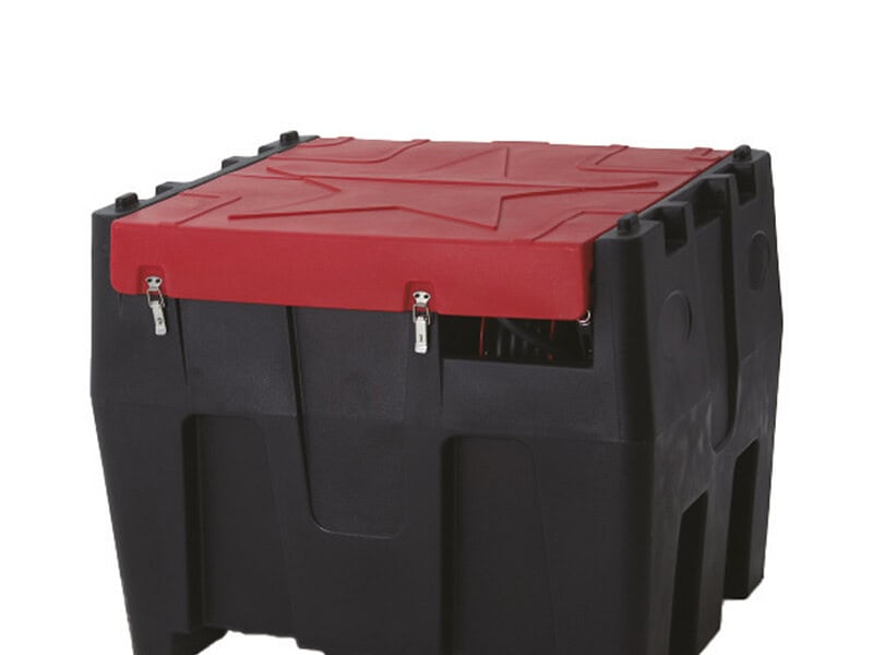 Dieselsäiliö 950 L 220 V pumpulla, Silvan Selecta.
