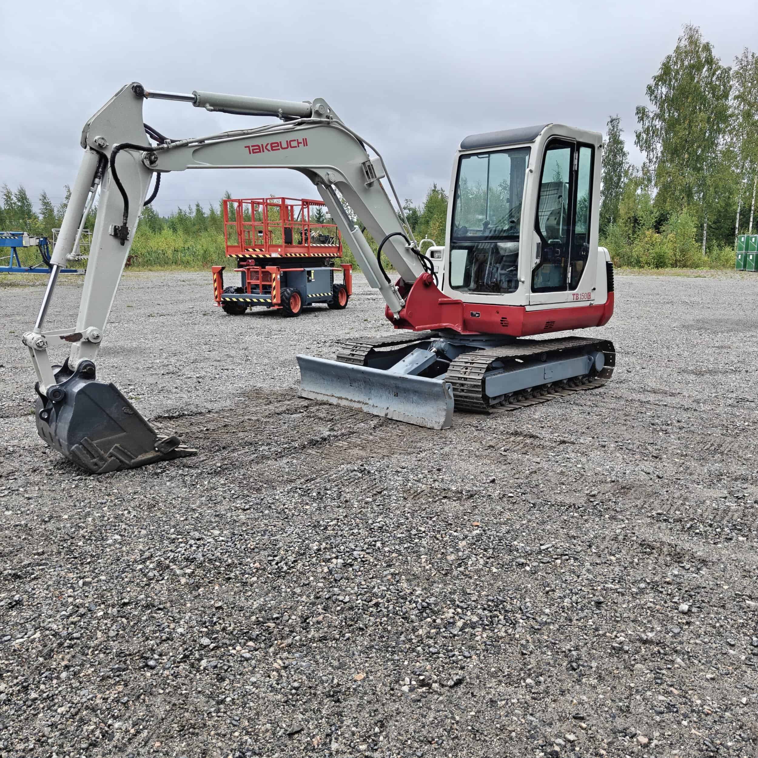Takeuchi TB150C Rautatelainen Minikaivuri vm 2012