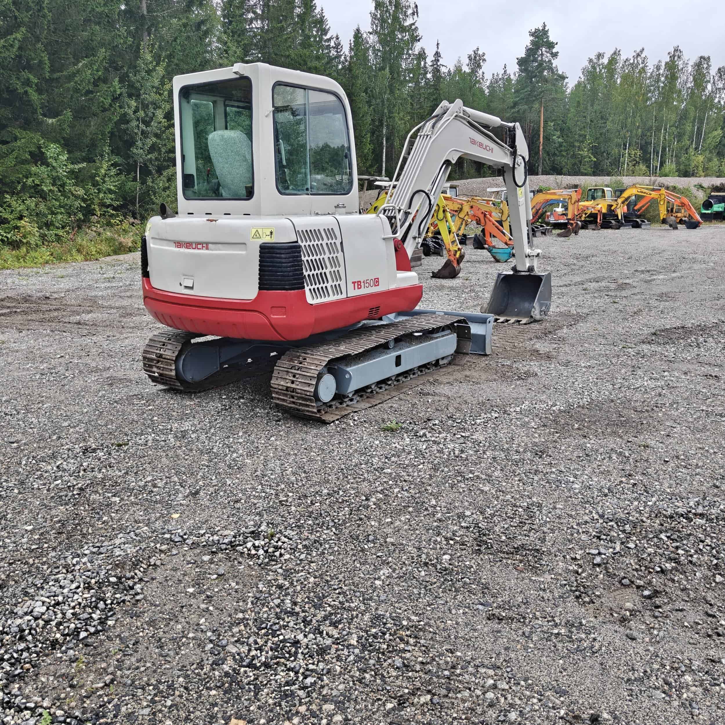 Takeuchi TB150C Rautatelainen Minikaivuri vm 2012 - Image 4