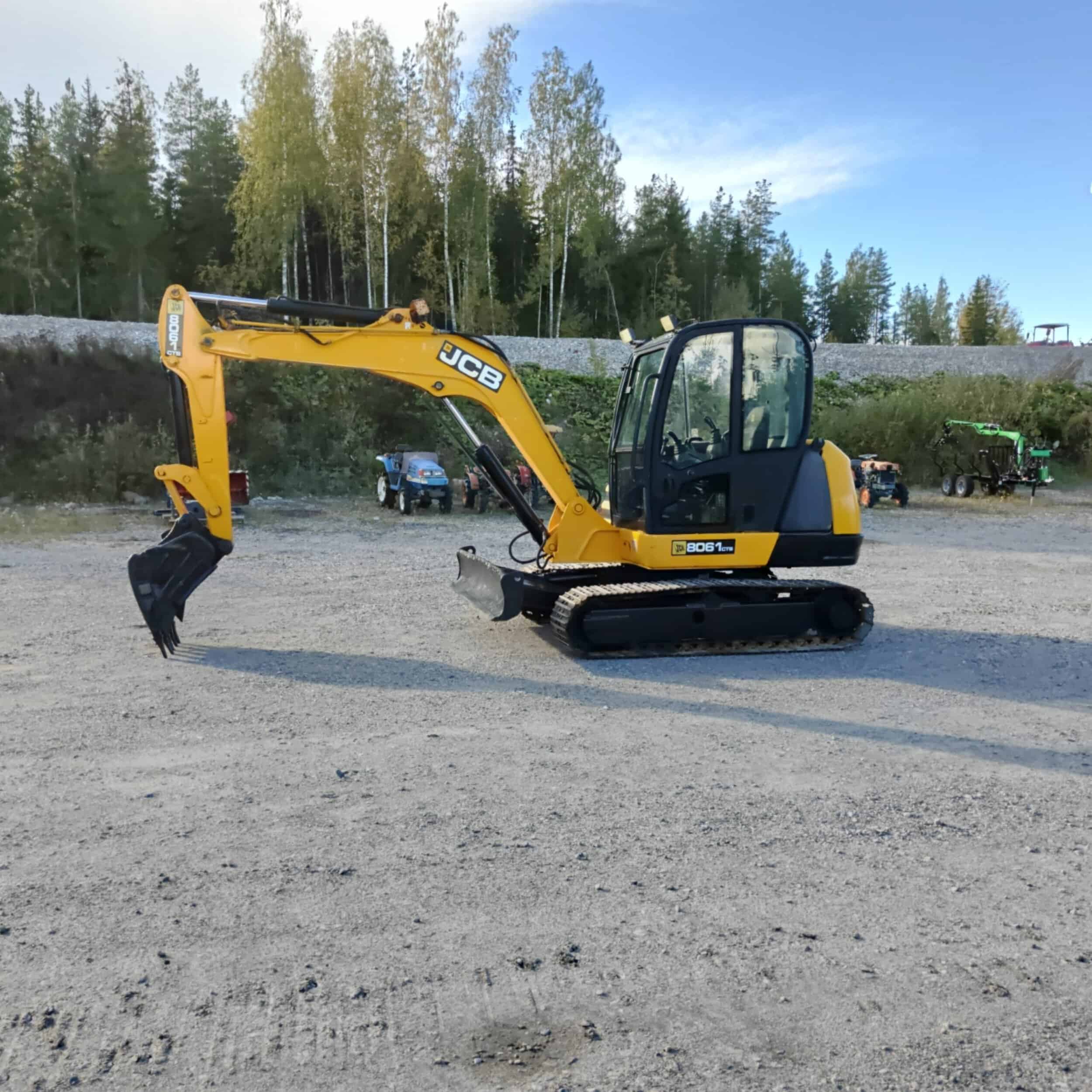JCB 8061 400mm Rautatelainen minikaivuri vm2017 - Image 3