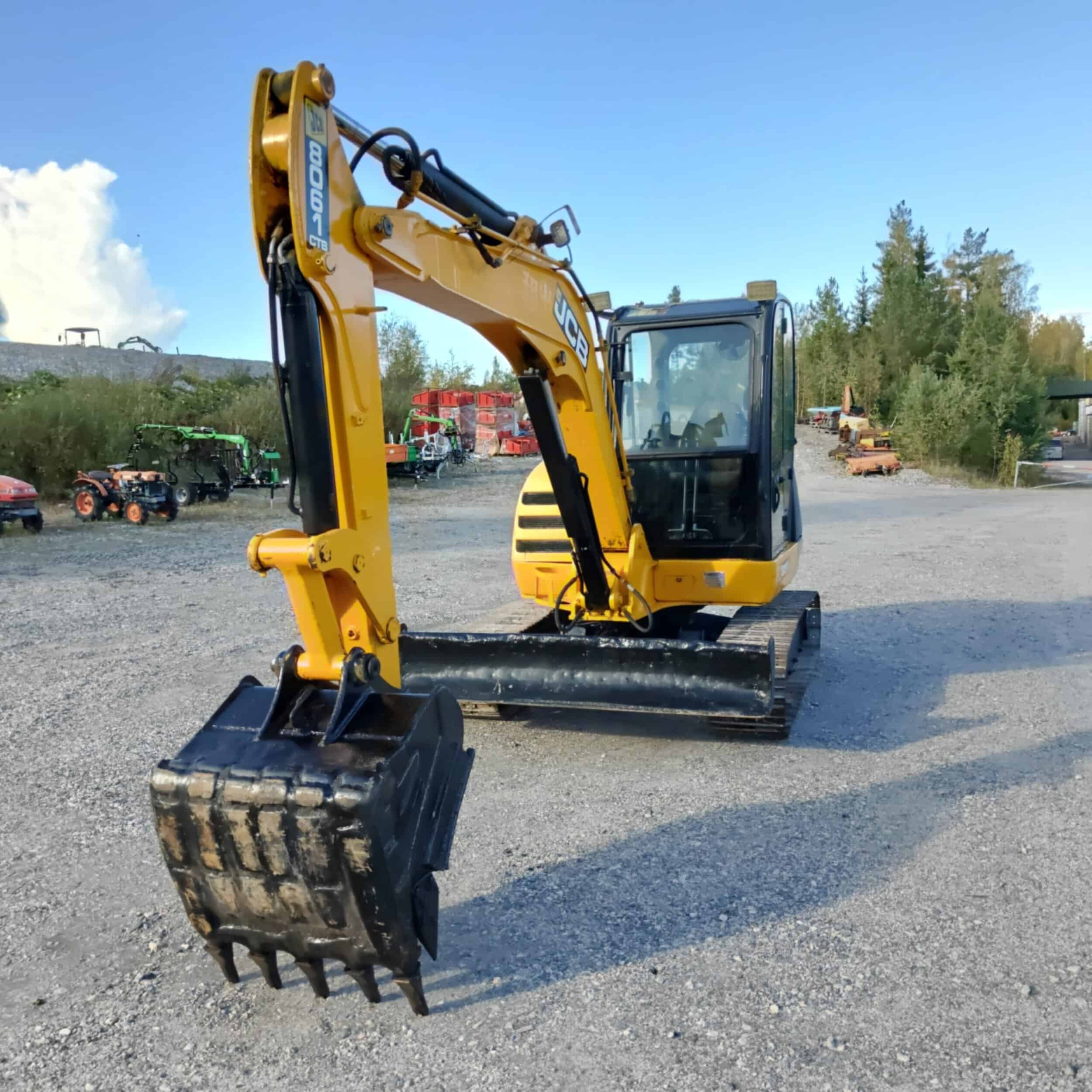 JCB 8061 400mm Rautatelainen minikaivuri vm2017 - Image 4