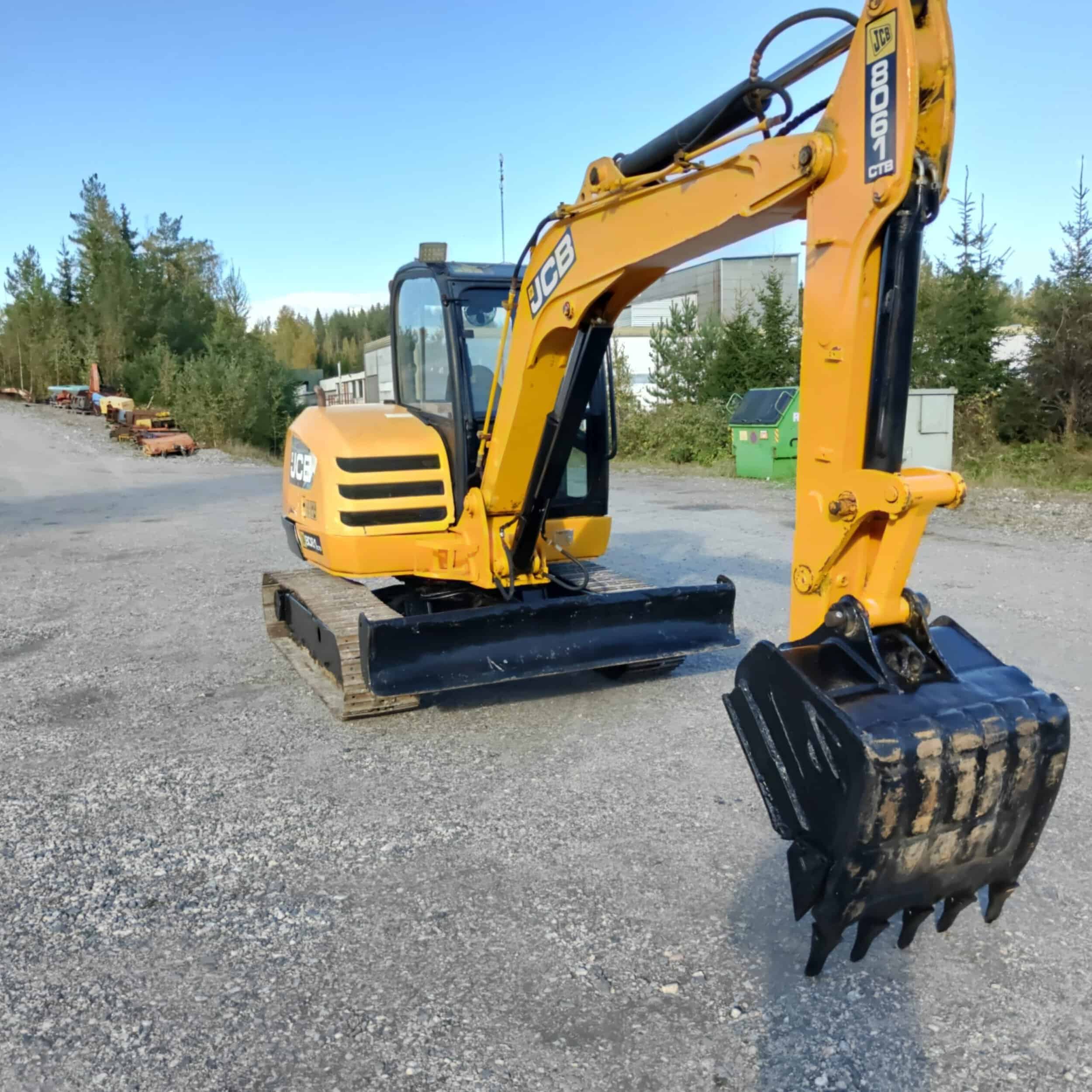 JCB 8061 400mm Rautatelainen minikaivuri vm2017 - Image 6