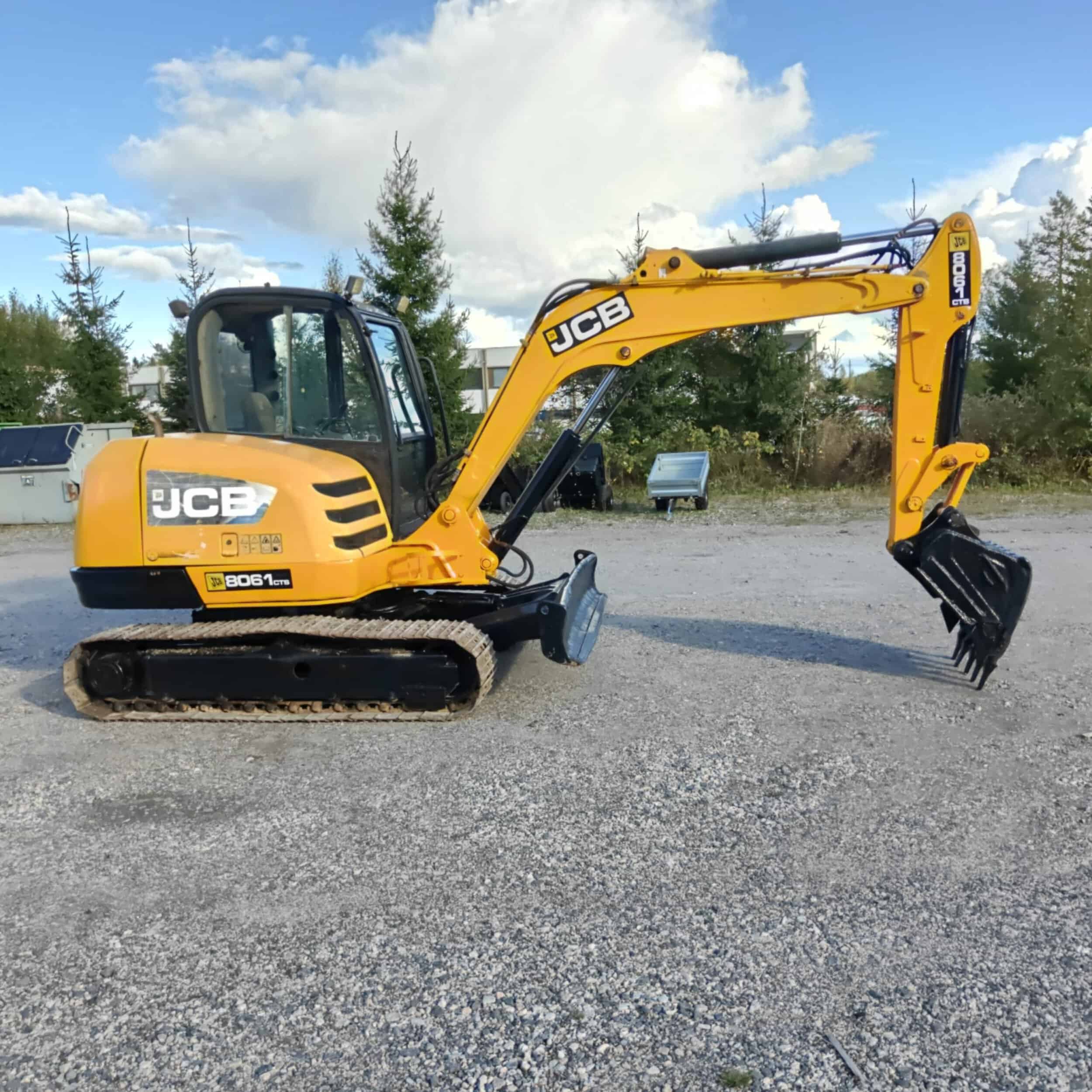 JCB 8061 400mm Rautatelainen minikaivuri vm2017 - Image 5