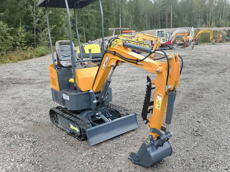 Captok CK13D Kumitelainen minikaivuri esittelykone vm2026