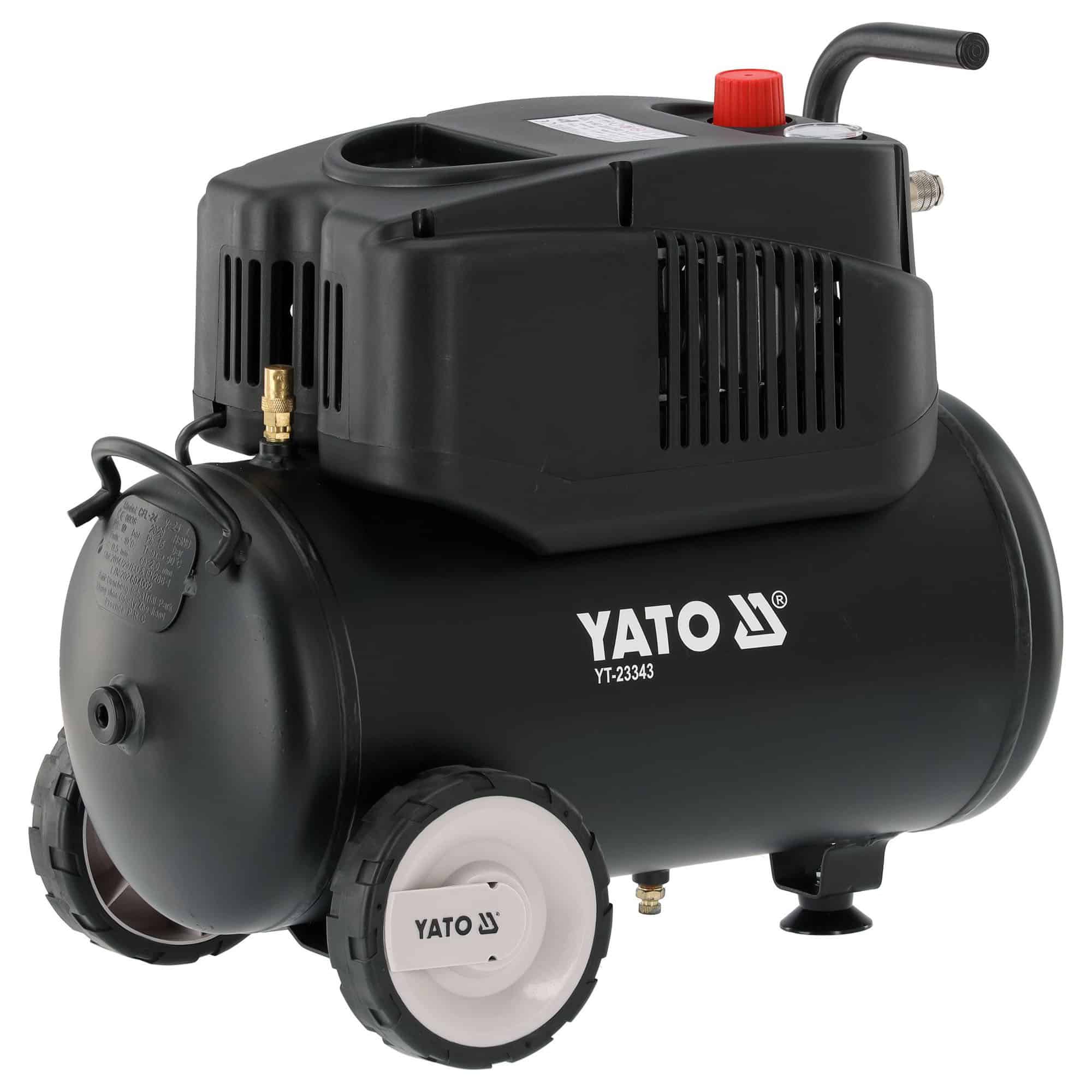 Paineilmakompressori öljytön 24 L 1200 W, Yato - Image 2