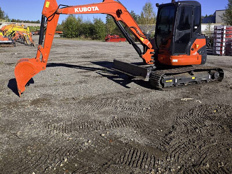 Kubota KX155-3SZ Rautatelainen minikaivuri vm2018