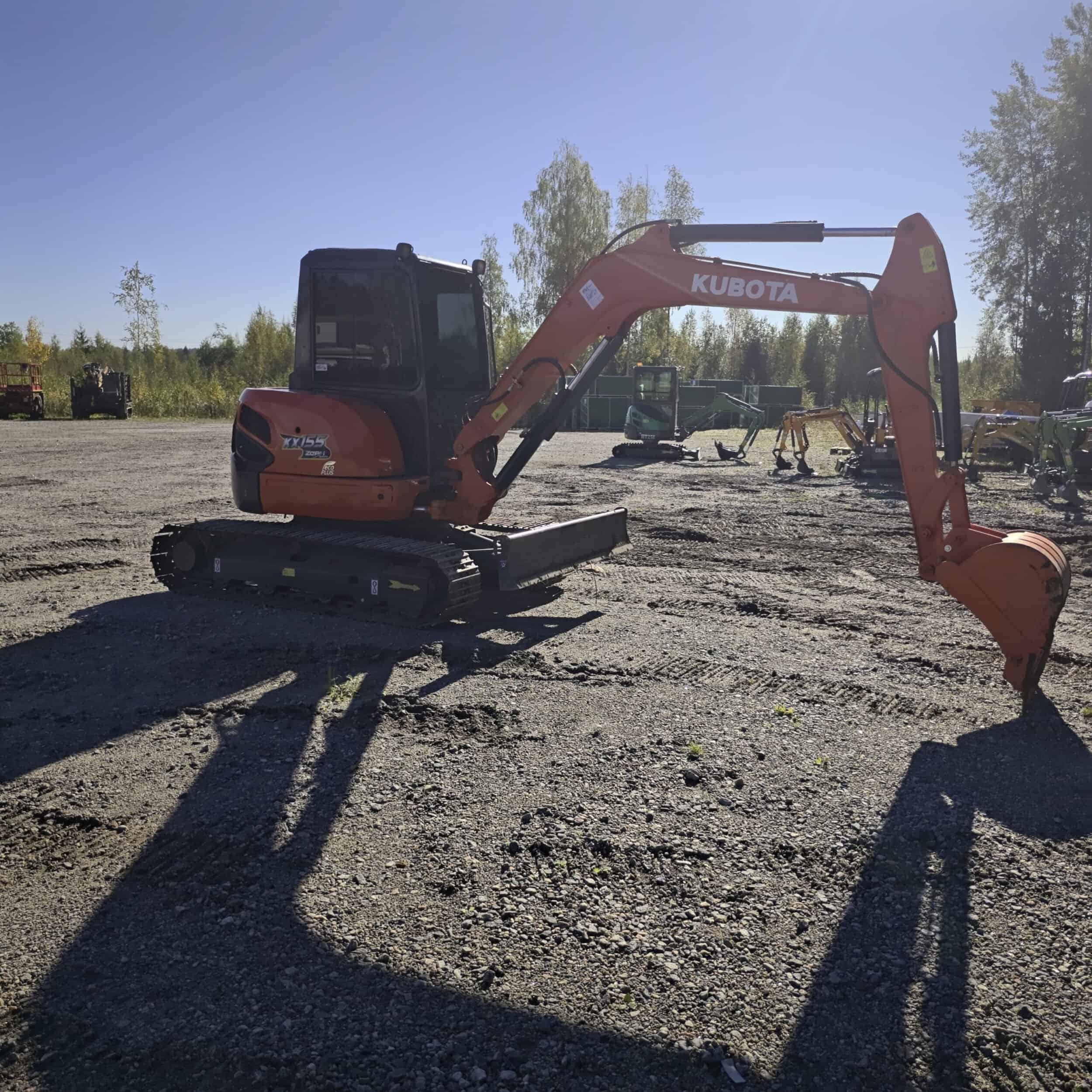 Kubota KX155-3SZ Rautatelainen minikaivuri vm2018 - Image 8