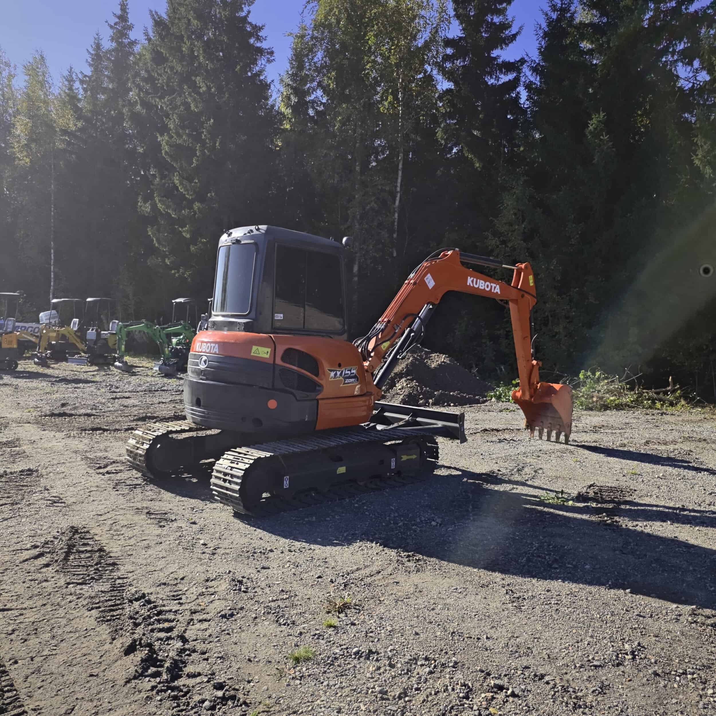 Kubota KX155-3SZ Rautatelainen minikaivuri vm2018 - Image 7