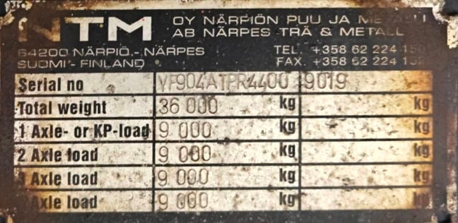 NTM 4 akselinen avo täysperävaunu - Image 19