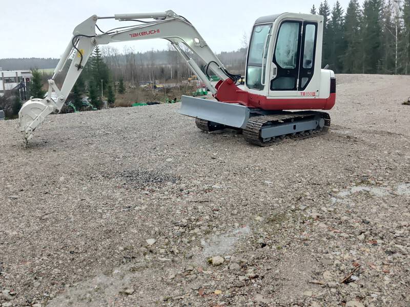 Takeuchi TB150C Rautatelainen minikaivuri vm2008