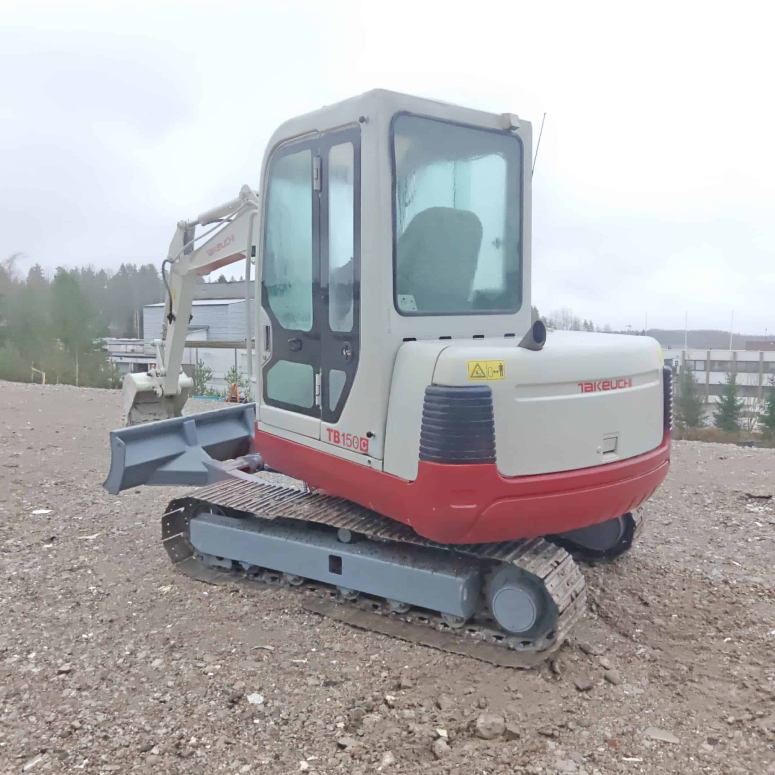Takeuchi TB150C Rautatelainen minikaivuri vm2008 - Image 7