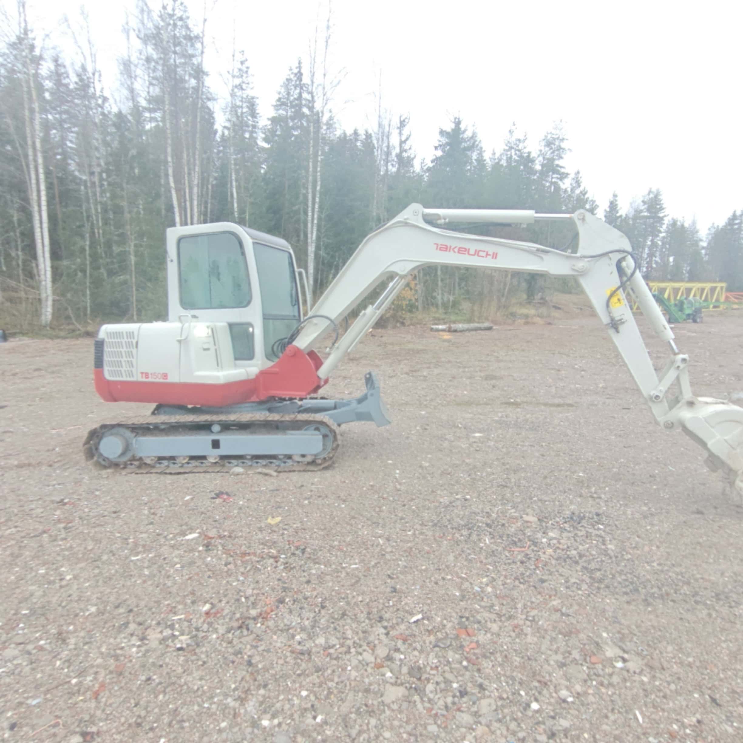 Takeuchi TB150C Rautatelainen minikaivuri vm2008 - Image 13